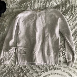 Grey Side Tie comfy sweatshirt, great condition